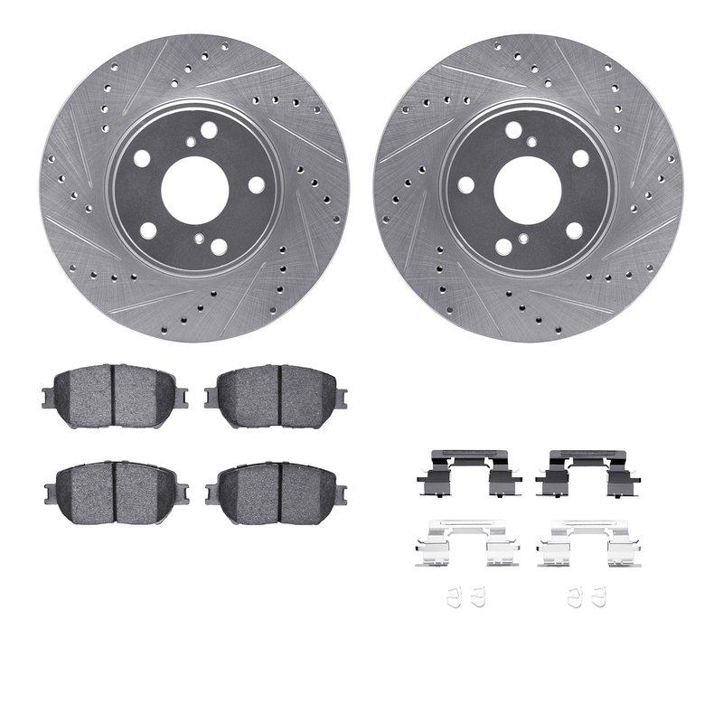 Dynamite Friction 7512-76062 Disc Brake Kit - Front