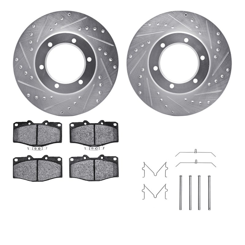 Dynamite Friction 7512-76073 Disc Brake Kit - Front
