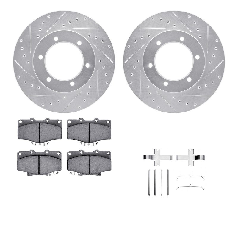 Dynamite Friction 7512-76102 Disc Brake Kit - Front