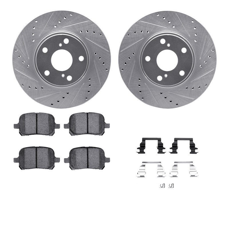 Dynamite Friction 7512-76113 Disc Brake Kit - Front
