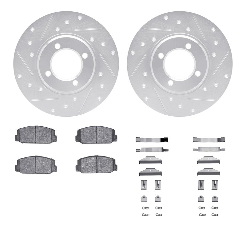 Dynamite Friction 7512-76119 Disc Brake Kit - Front
