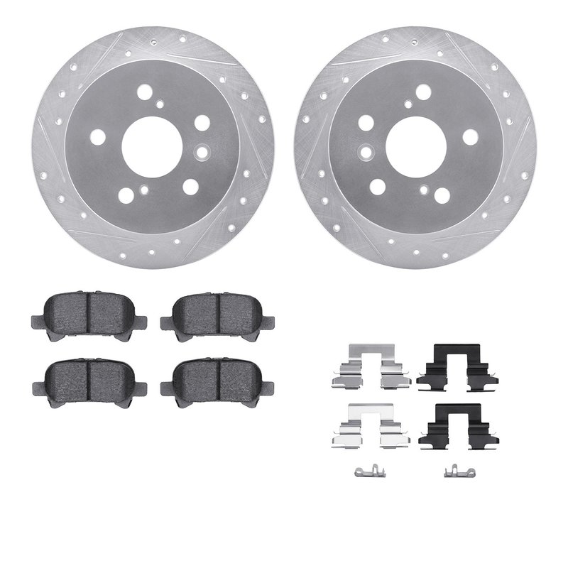 Dynamite Friction 7512-76120 Disc Brake Kit - Rear