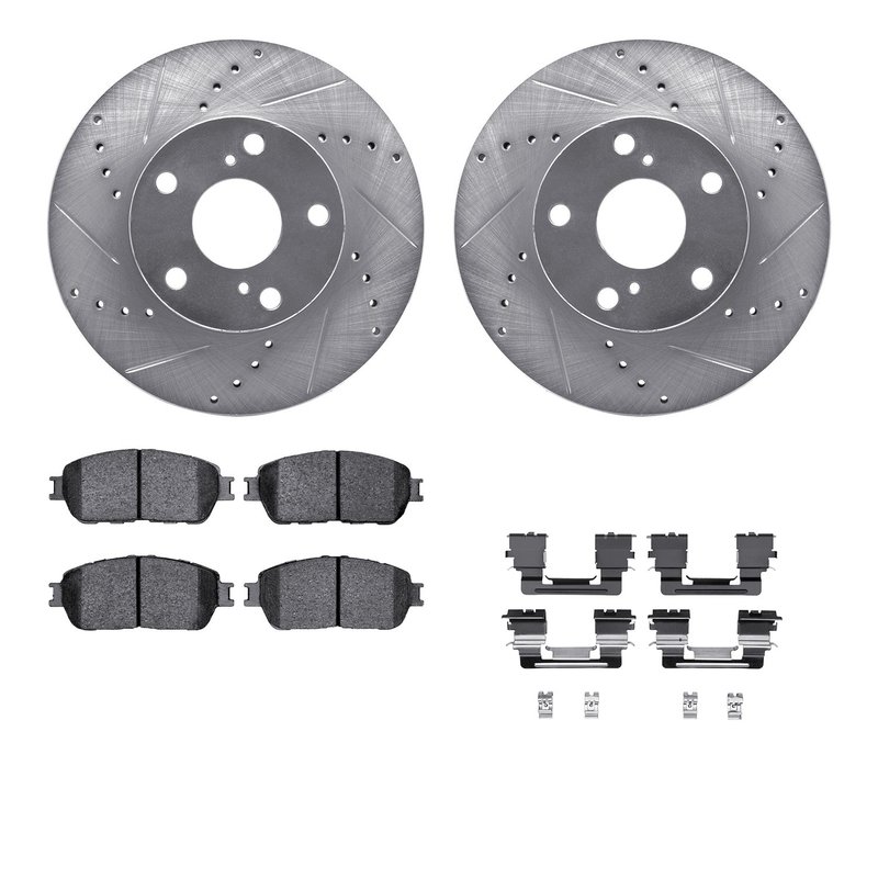Dynamite Friction 7512-76138 Disc Brake Kit - Front