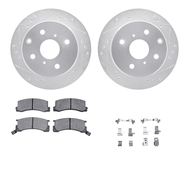 Dynamite Friction 7512-76194 Disc Brake Kit - Rear