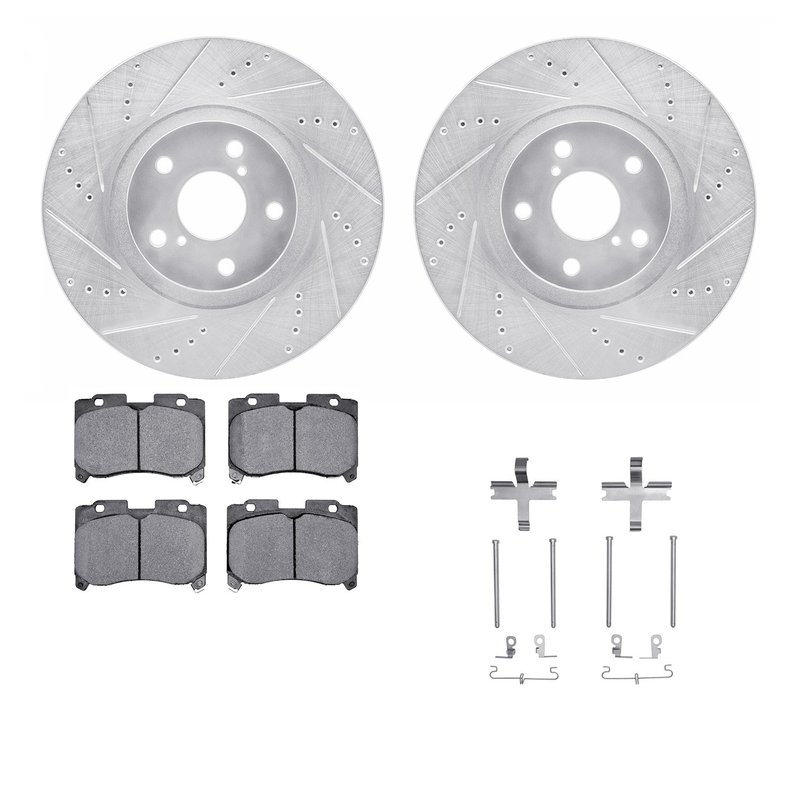 Dynamite Friction 7512-76380 Disc Brake Kit - Front