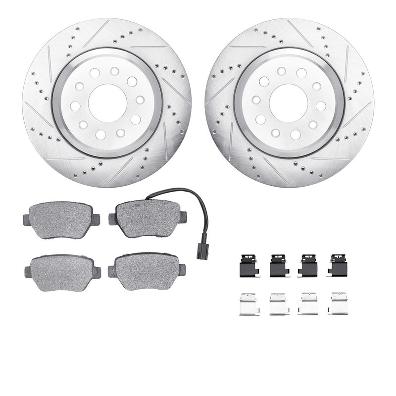 Dynamite Friction 7512-79000 Disc Brake Kit - Rear