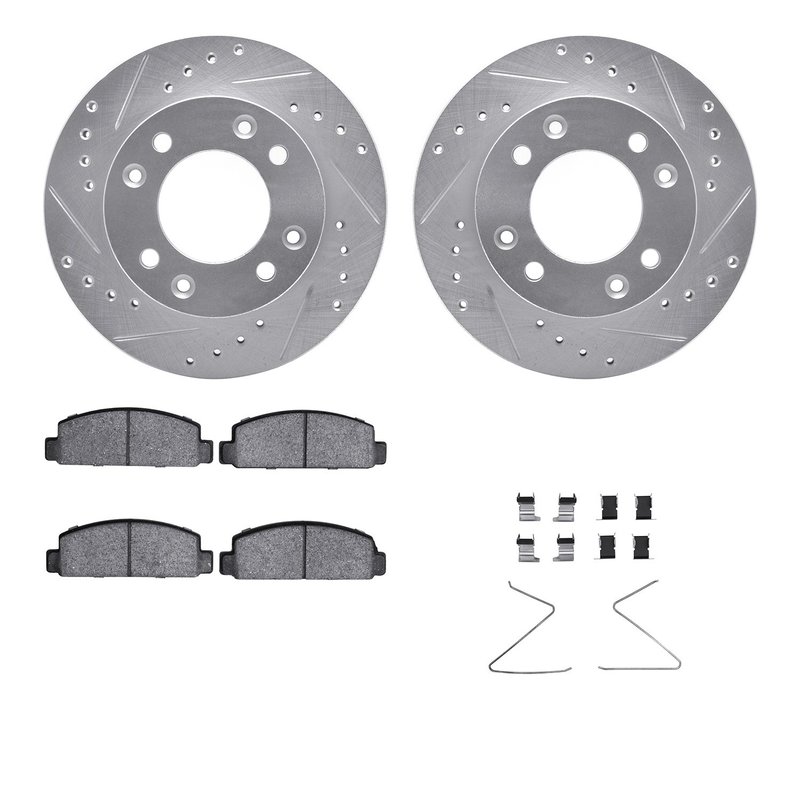 Dynamite Friction 7512-80097 Disc Brake Kit - Front