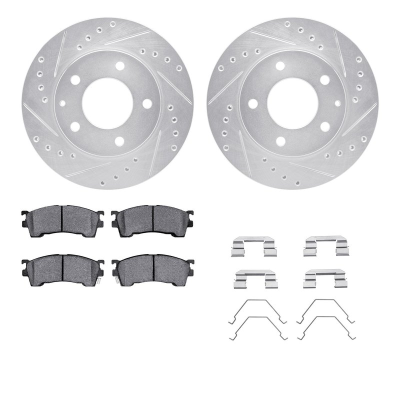 Dynamic Friction 7512-80142 Disc Brake Kit - Front