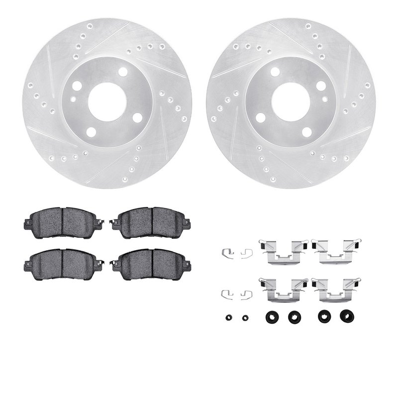 Dynamite Friction 7512-91005 Disc Brake Kit - Front