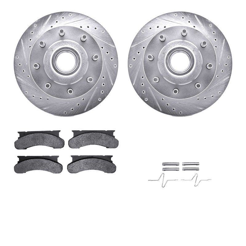 Dynamite Friction 7512-99299 Disc Brake Kit - Front