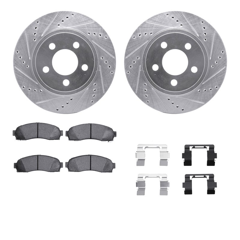 Dynamite Friction 7512-99480 Disc Brake Kit - Front