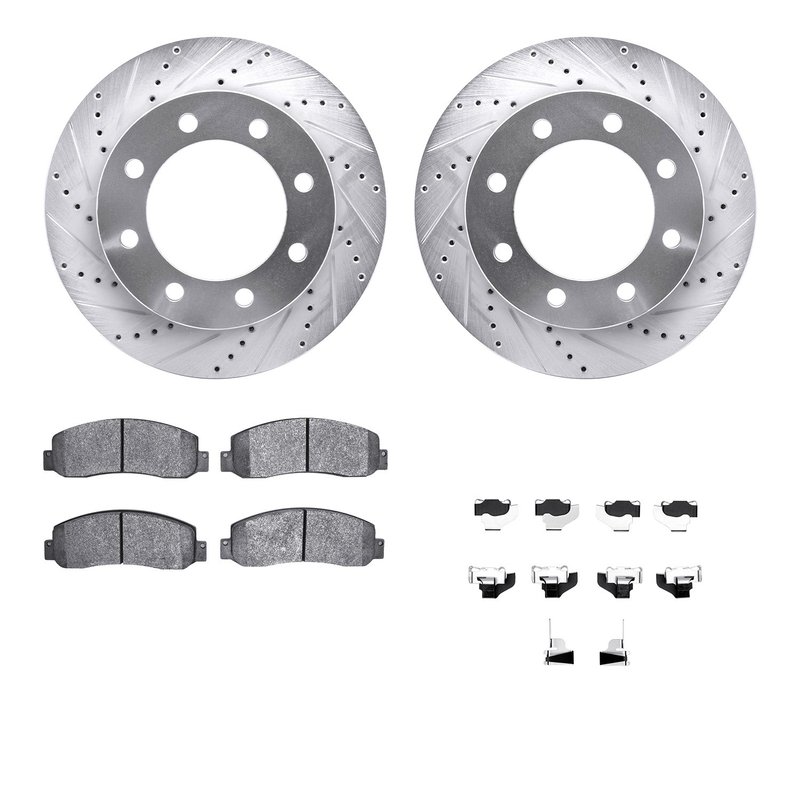 Dynamite Friction 7512-99570 Disc Brake Kit - Front