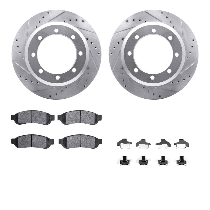 Dynamite Friction 7512-99591 Disc Brake Kit - Rear