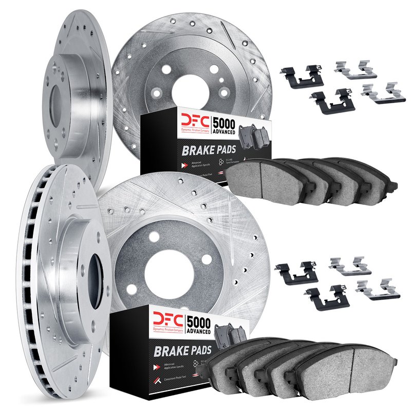 Dynamite Friction 7514-32000 Disc Brake Kit - Front and Rear