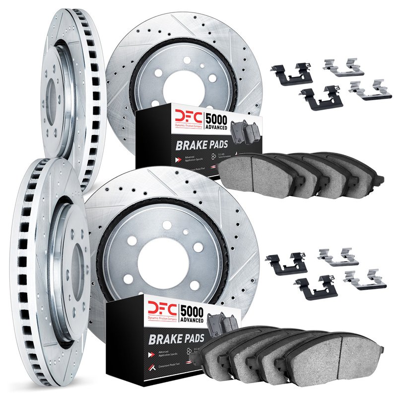 Dynamite Friction 7514-46045 Disc Brake Kit - Front and Rear