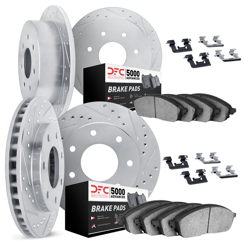Dynamite Friction 7514-54033 Disc Brake Kit - Front and Rear