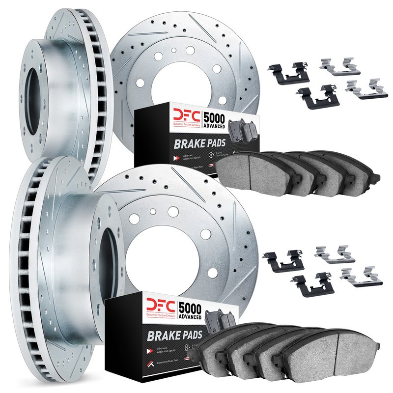 Dynamite Friction 7514-54041 Disc Brake Kit - Front and Rear