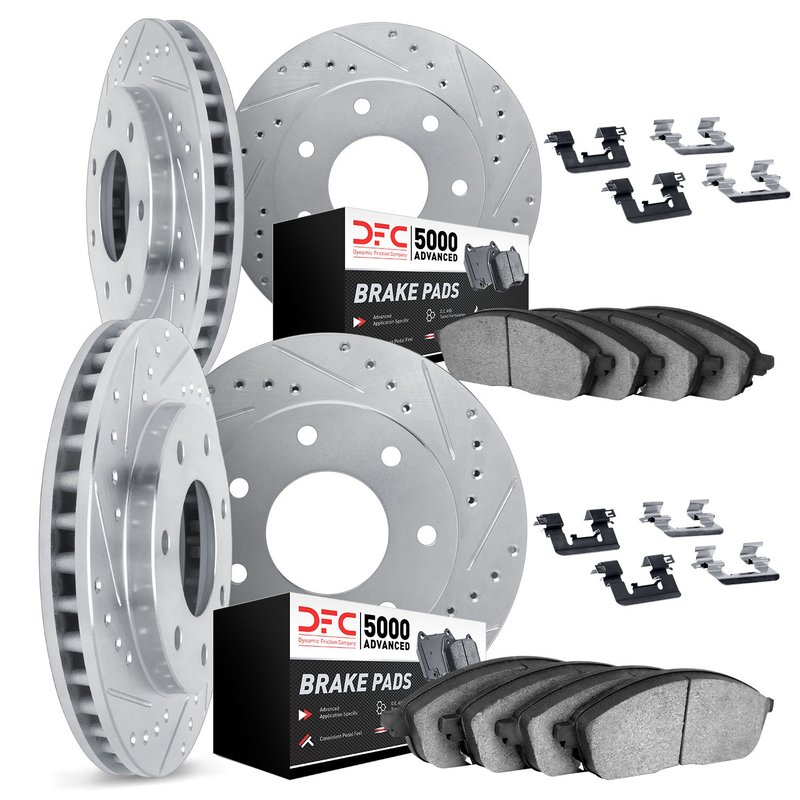Dynamic Friction 7514-54111 Disc Brake Kit - Front and Rear