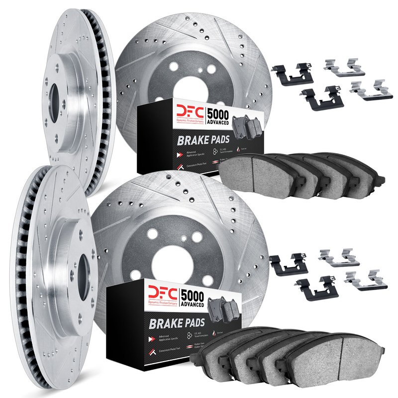 Dynamite Friction 7514-74094 Disc Brake Kit - Front and Rear
