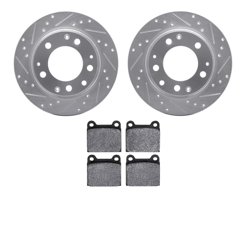 Dynamite Friction 7602-02004 Disc Brake Kit - Rear