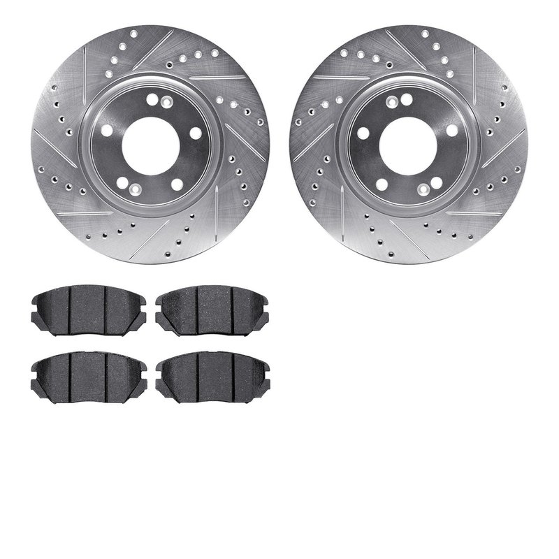 Dynamite Friction 7602-03000 Disc Brake Kit - Front