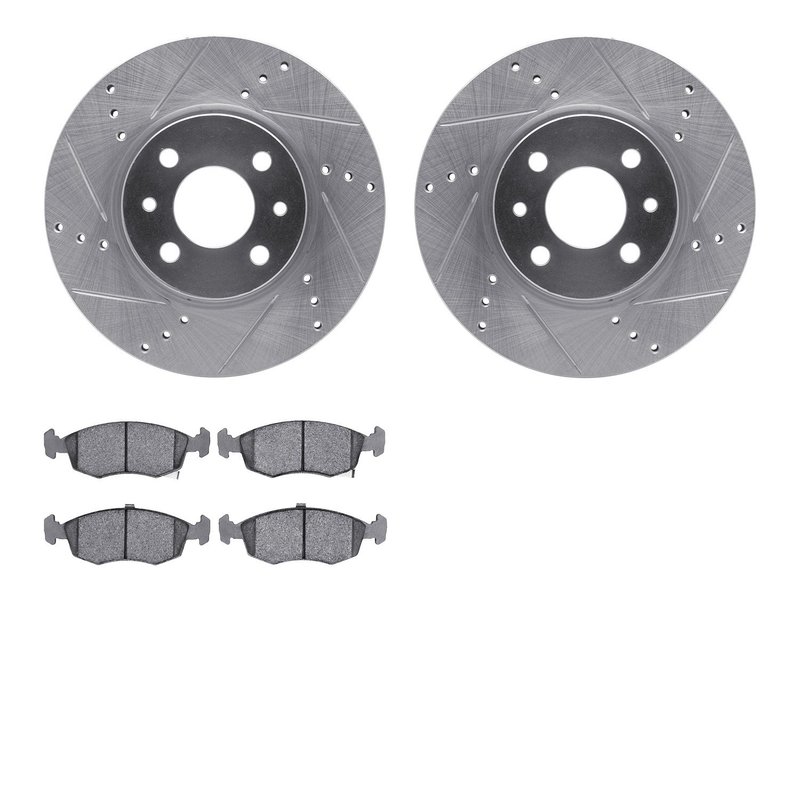 Dynamite Friction 7602-07001 Disc Brake Kit - Front