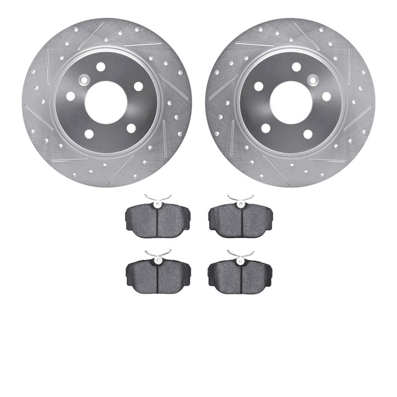 Dynamite Friction 7602-11001 Disc Brake Kit - Rear
