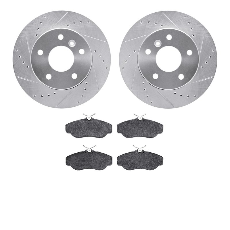 Dynamite Friction 7602-11002 Disc Brake Kit - Front