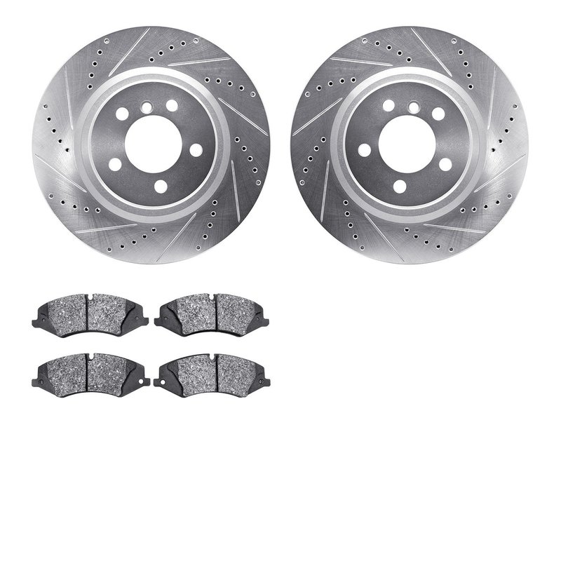 Dynamic Friction 7602-11012 Disc Brake Kit - Front