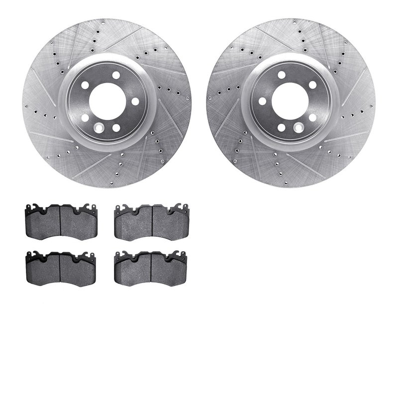 Dynamite Friction 7602-11019 Disc Brake Kit - Front