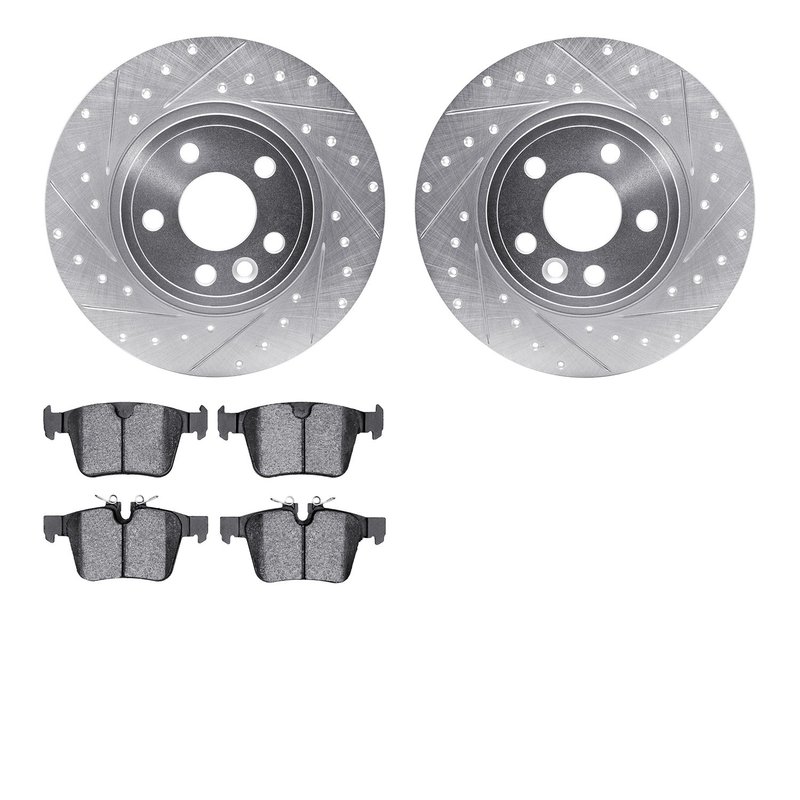 Dynamite Friction 7602-11026 Disc Brake Kit - Rear