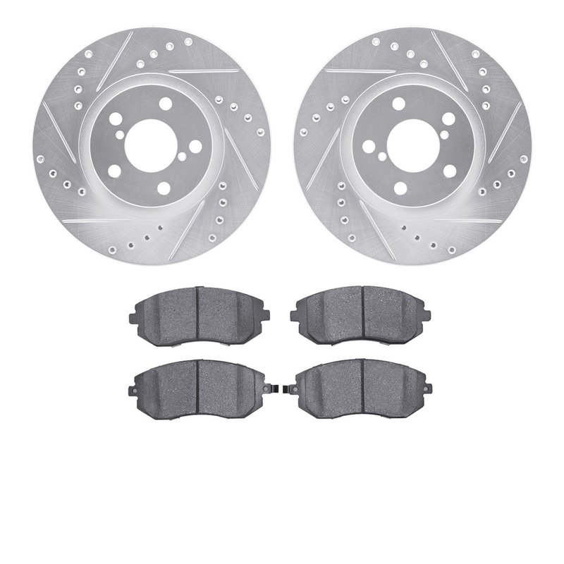Dynamite Friction 7602-13001 Disc Brake Kit - Front