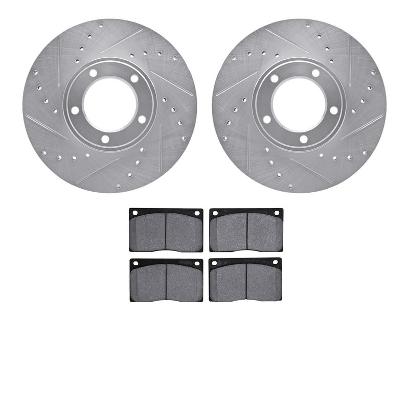 Dynamite Friction 7602-20001 Disc Brake Kit - Front