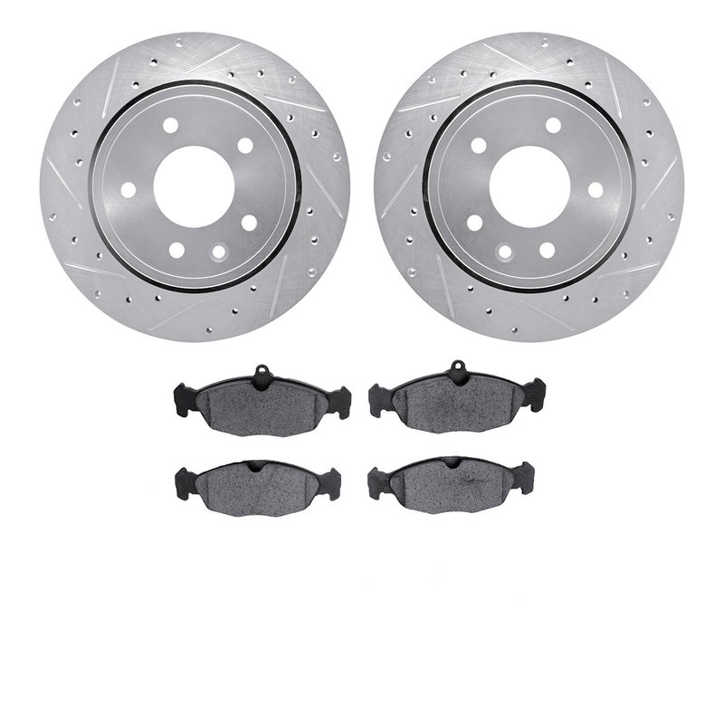 Dynamite Friction 7602-20006 Disc Brake Kit - Rear