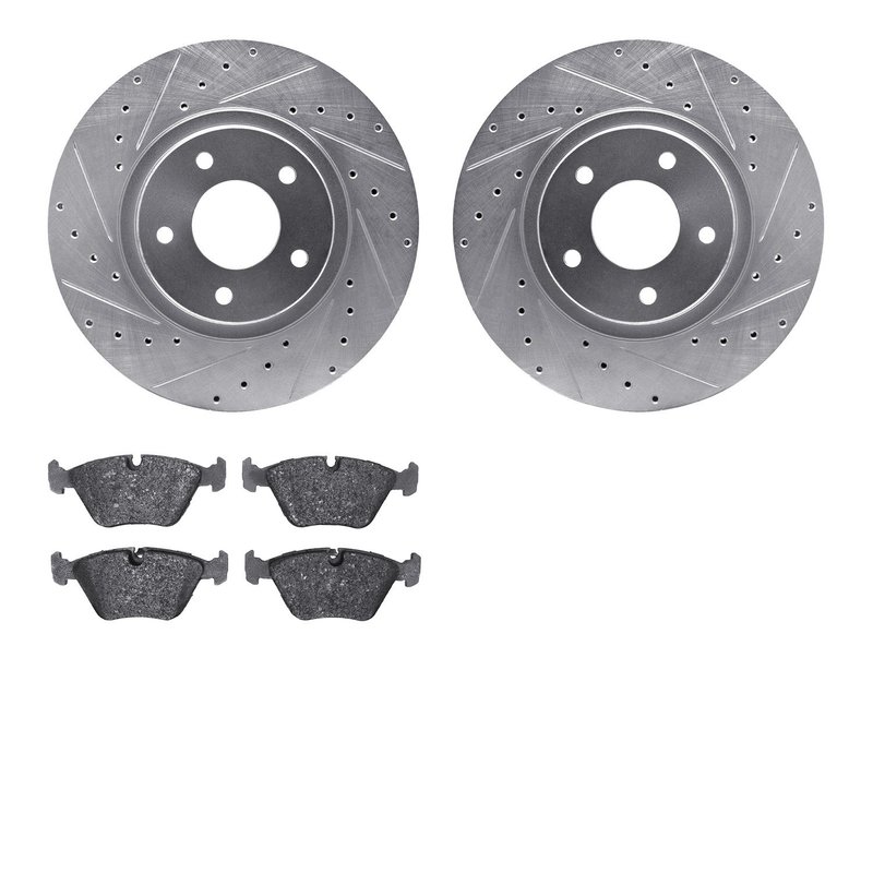 Dynamite Friction 7602-20008 Disc Brake Kit - Front