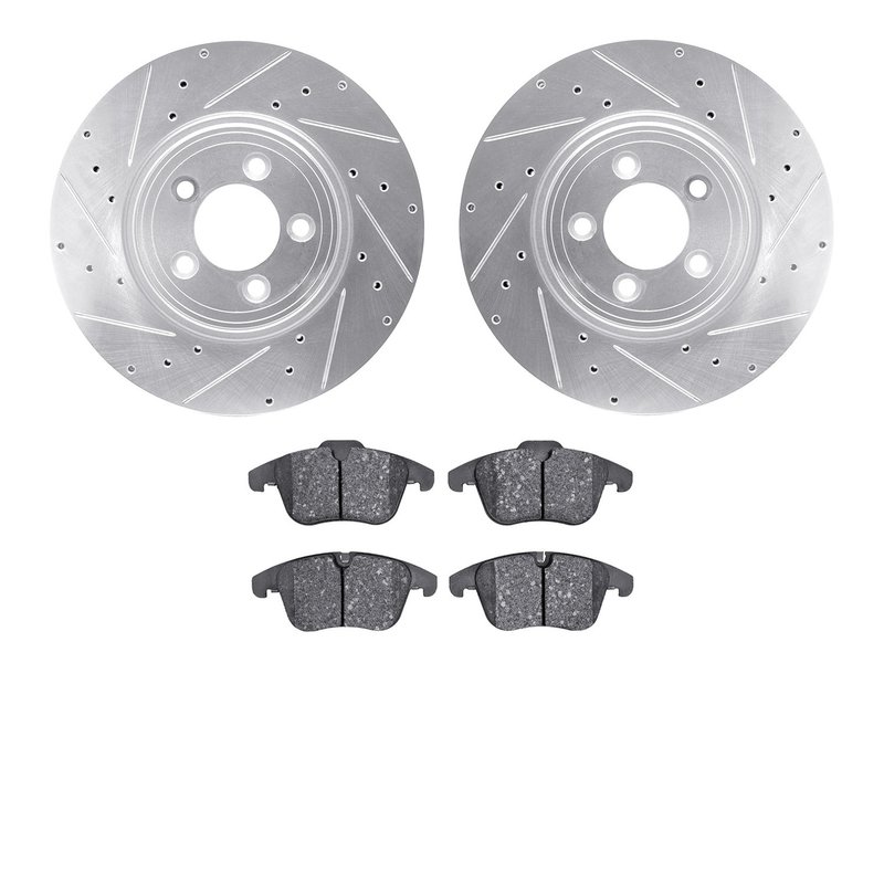 Dynamic Friction 7602-20016 Disc Brake Kit - Front