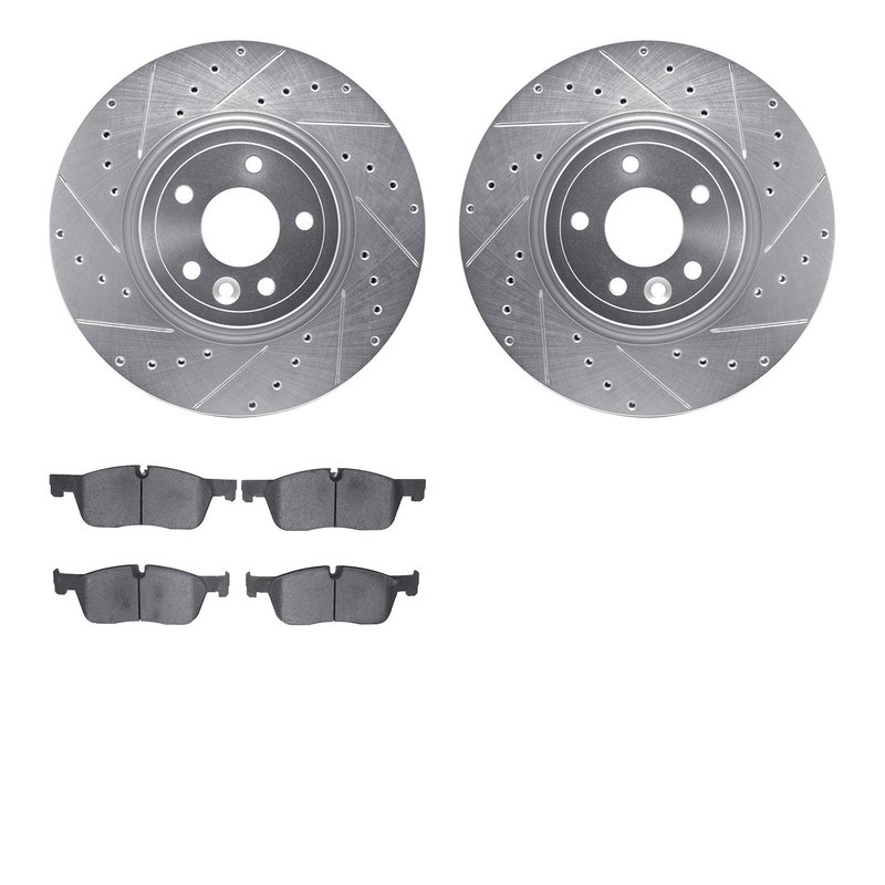 Dynamite Friction 7602-20027 Disc Brake Kit - Front