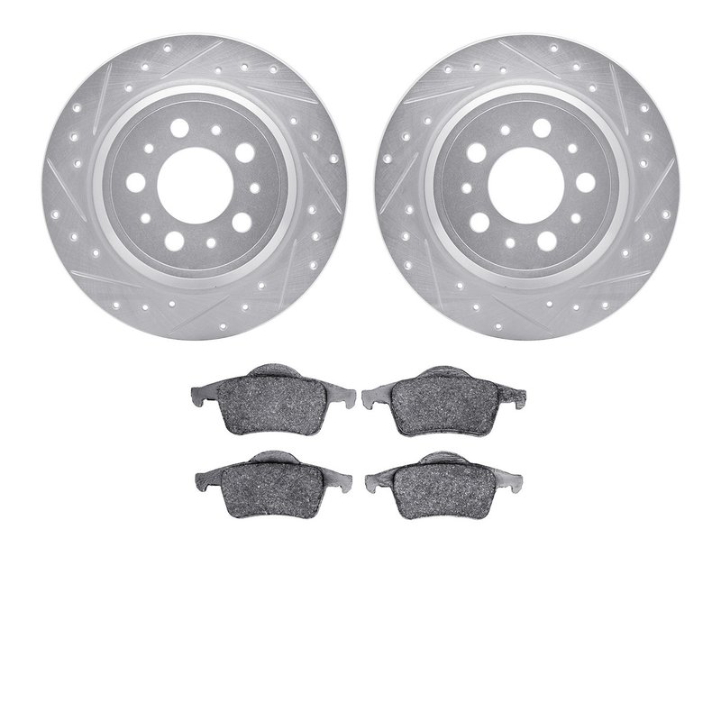 Dynamic Friction 7602-27025 Disc Brake Kit - Rear