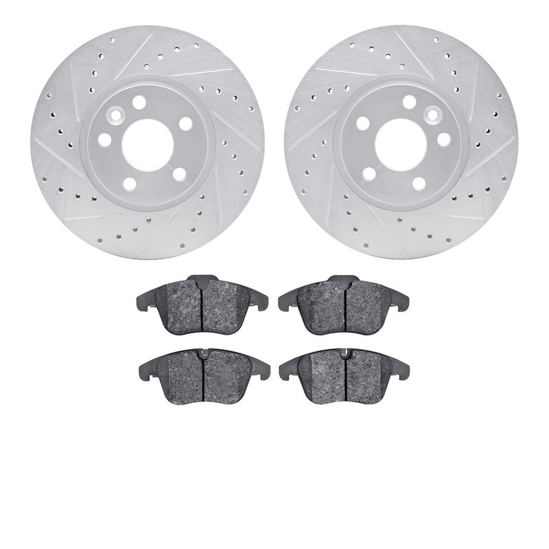 Dynamic Friction 7602-27042 Disc Brake Kit - Front