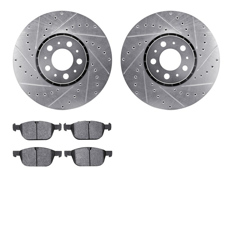 Dynamite Friction 7602-27045 Disc Brake Kit - Front