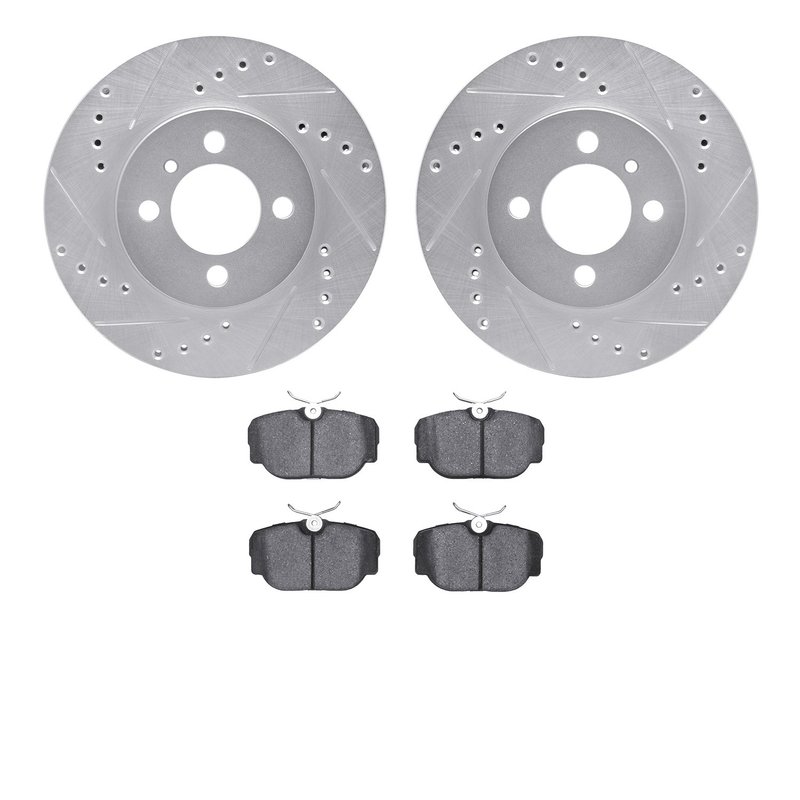 Dynamite Friction 7602-31016 Disc Brake Kit - Front