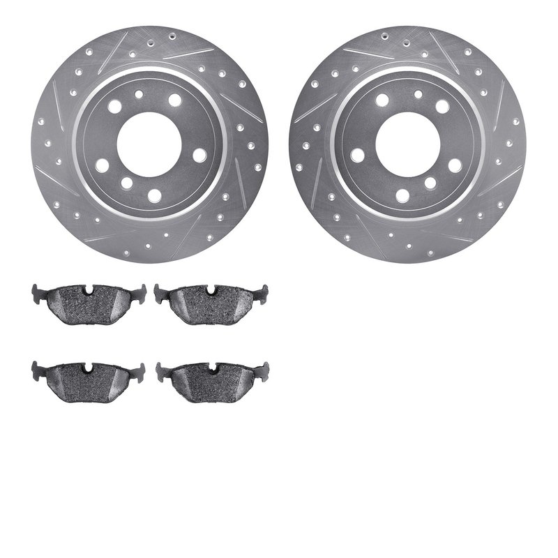 Dynamite Friction 7602-31023 Disc Brake Kit - Rear