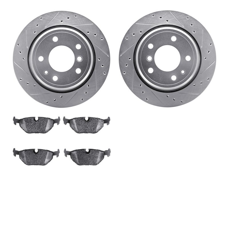 Dynamite Friction 7602-31031 Disc Brake Kit - Rear