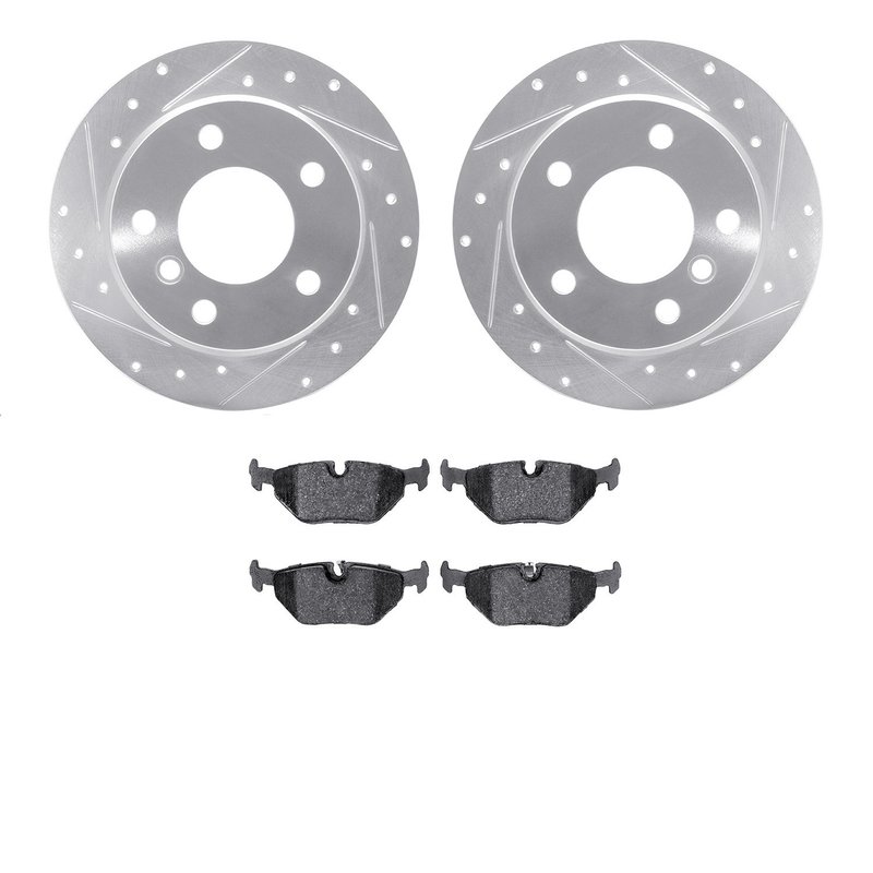 Dynamite Friction 7602-31041 Disc Brake Kit - Rear