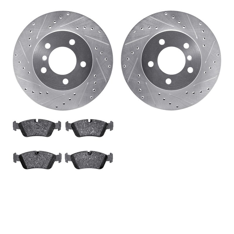 Dynamite Friction 7602-31042 Disc Brake Kit - Front