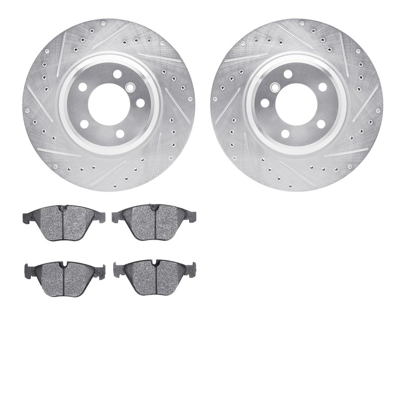 Dynamite Friction 7602-31070 Disc Brake Kit - Front