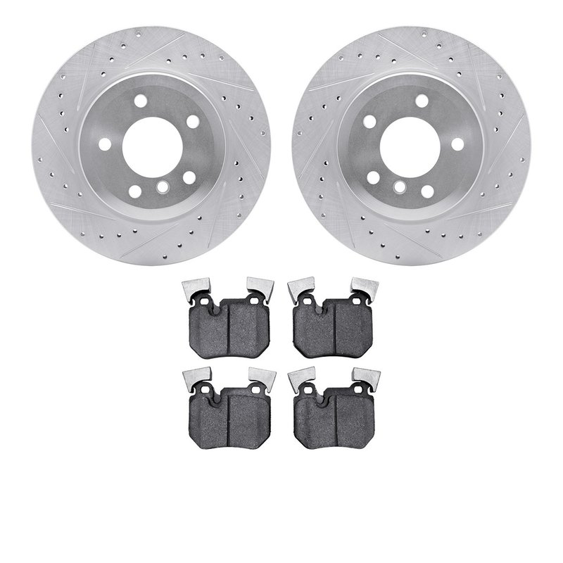 Dynamite Friction 7602-31076 Disc Brake Kit - Rear