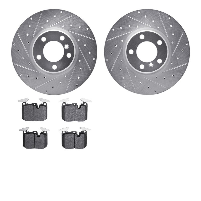 Dynamite Friction 7602-31090 Disc Brake Kit - Front