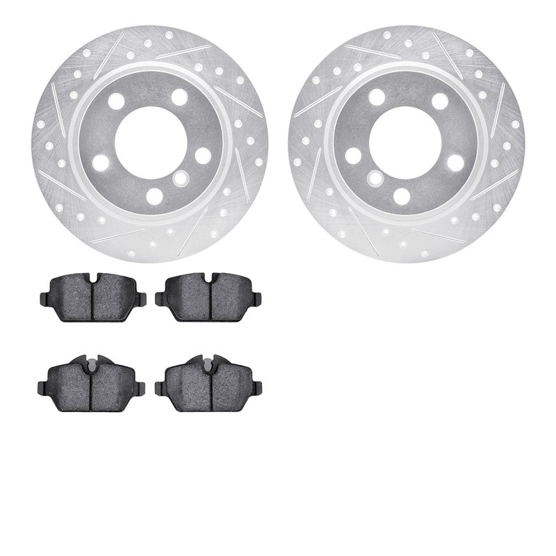 Dynamic Friction 7602-32009 Disc Brake Kit - Rear