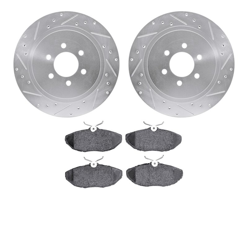Dynamic Friction 7602-40000 Disc Brake Kit - Rear